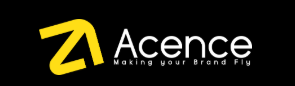 Acence brand identity and creative studio logo